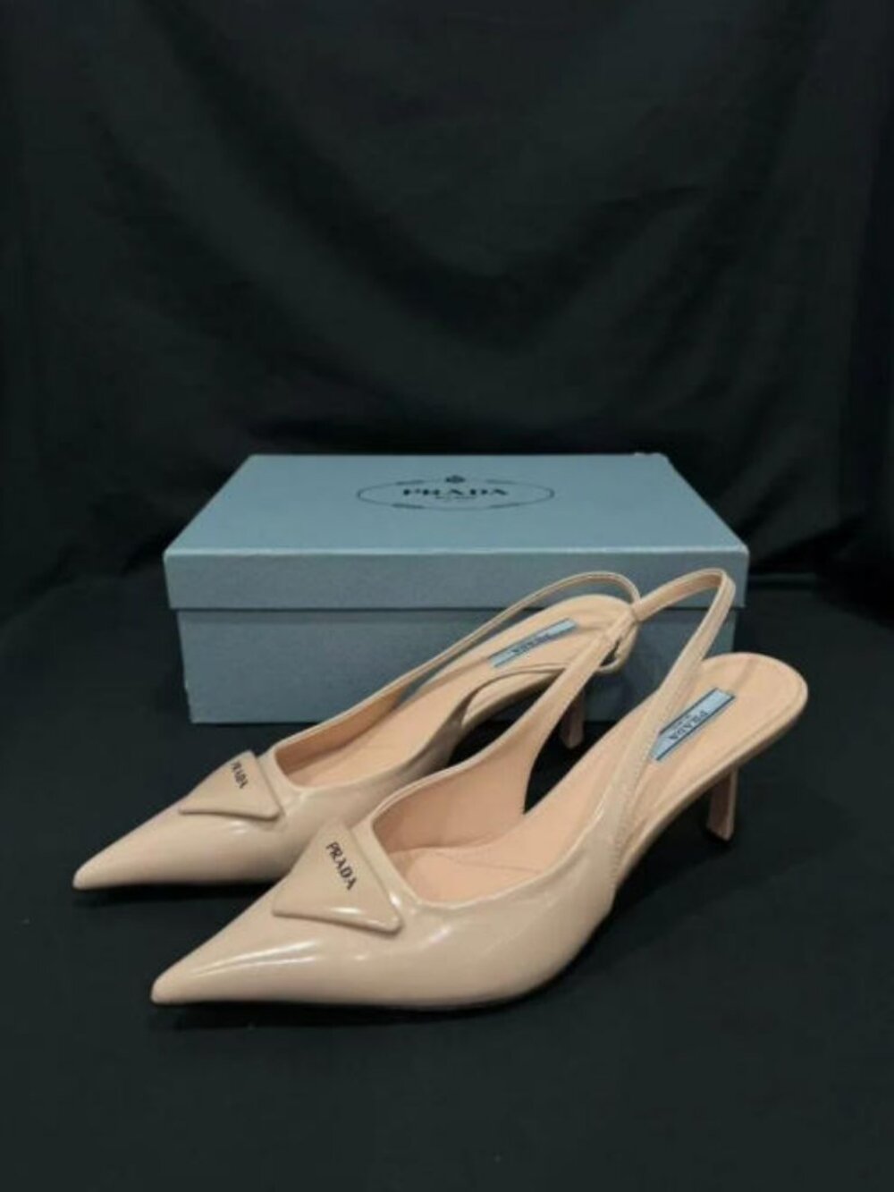 Authentic Prada Women's High-Heeled Shoes - With Original Box
